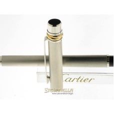 CARTIER STILO M MUST DE CARTIER ACCIAIO SATINATO REFERENZA ST1500158 